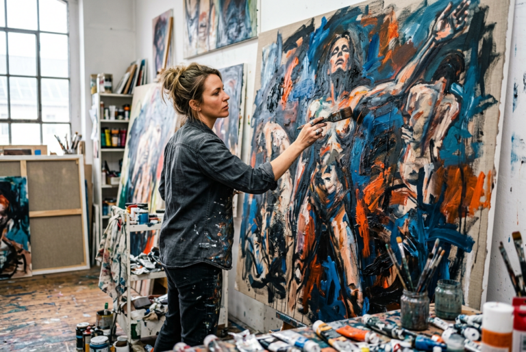 Neo-Expressionismus – Kyra Vertes gibt Einblick in eine Bewegung zwischen Emotion und Figuration