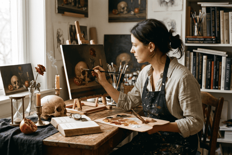 Vanitas in der Malerei: Kyra Vertes über Stillleben als Meditation über Vergänglichkeit